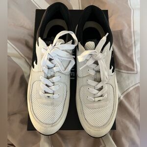 CHANEL Black and White Sneakers